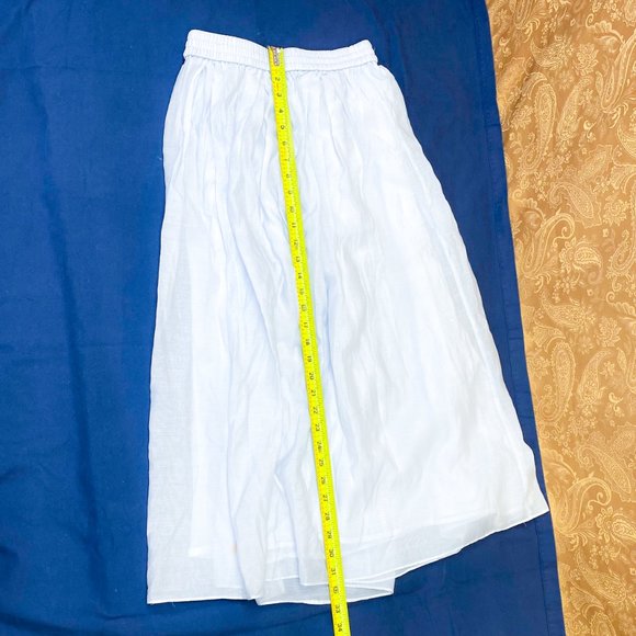 Whimsical Long A-Line Skirt H&M Women's Layered Pleated Chiffon Style - Picture 8 of 10